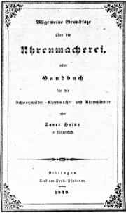 Xaver Heine - 1849