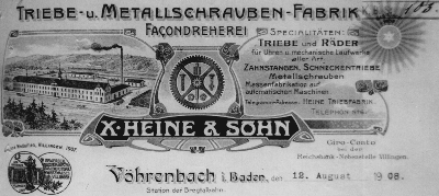 X. Heine & Sohn - 1908