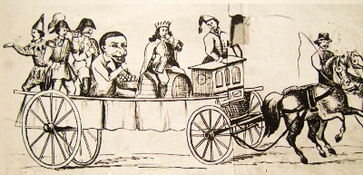 Knoedel-(Knoepfle-)fresser-Wagen-1863, ©Heimatgilde-Frohsinn