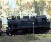 Dampf-Lokomotive 401 im Bhf. Vöhrenbach - 1969